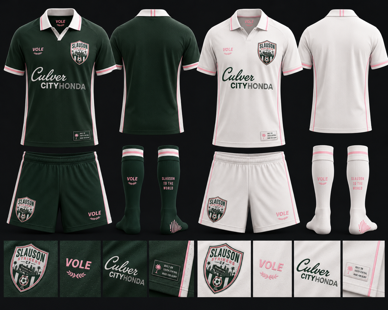 Slauson strikers kit home & away