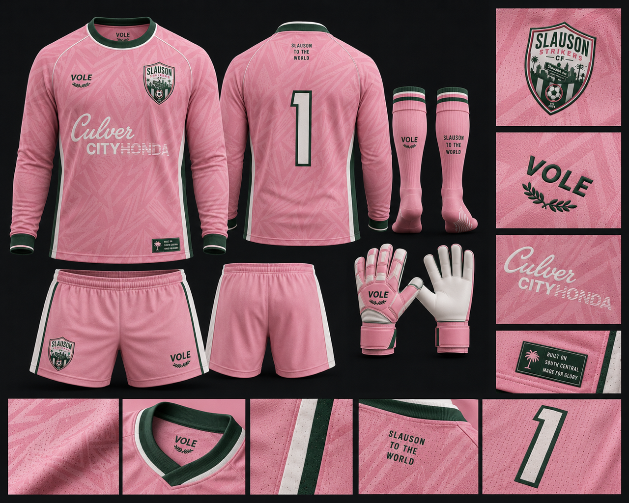 Slauson strikers kit goalie